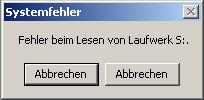 Windows 2000 Professional Error